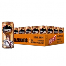 雀巢咖啡 即饮咖啡 香滑口味 厚醇香滑 210ml*24罐(单位：箱)