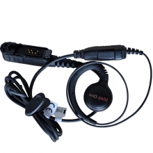 摩托罗拉PMLN5727耳挂式耳机适配XIRP6600/6620系列黑色(单位：只)