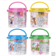 晨光(M&G)文具9色桶装彩泥 可爱卡通 儿童手工DIY玩具 橡皮泥套装 包装颜色随机AKE04001（单位：桶）