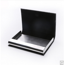 晨光(M&G)文具黑色便携商务名片盒 荔枝皮纹名片夹 单个装ASC99387（单位：个）
