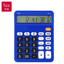 飞兹(fizz) 真人语音播报 12位大屏幕桌面计算器 办公文具用品 深蓝色 FZ66801（单位：个）