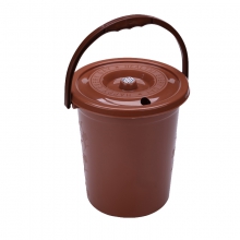 垃圾桶过滤桶茶渣桶塑料茶台废水桶小过滤垃圾筒茶水桶小号单桶